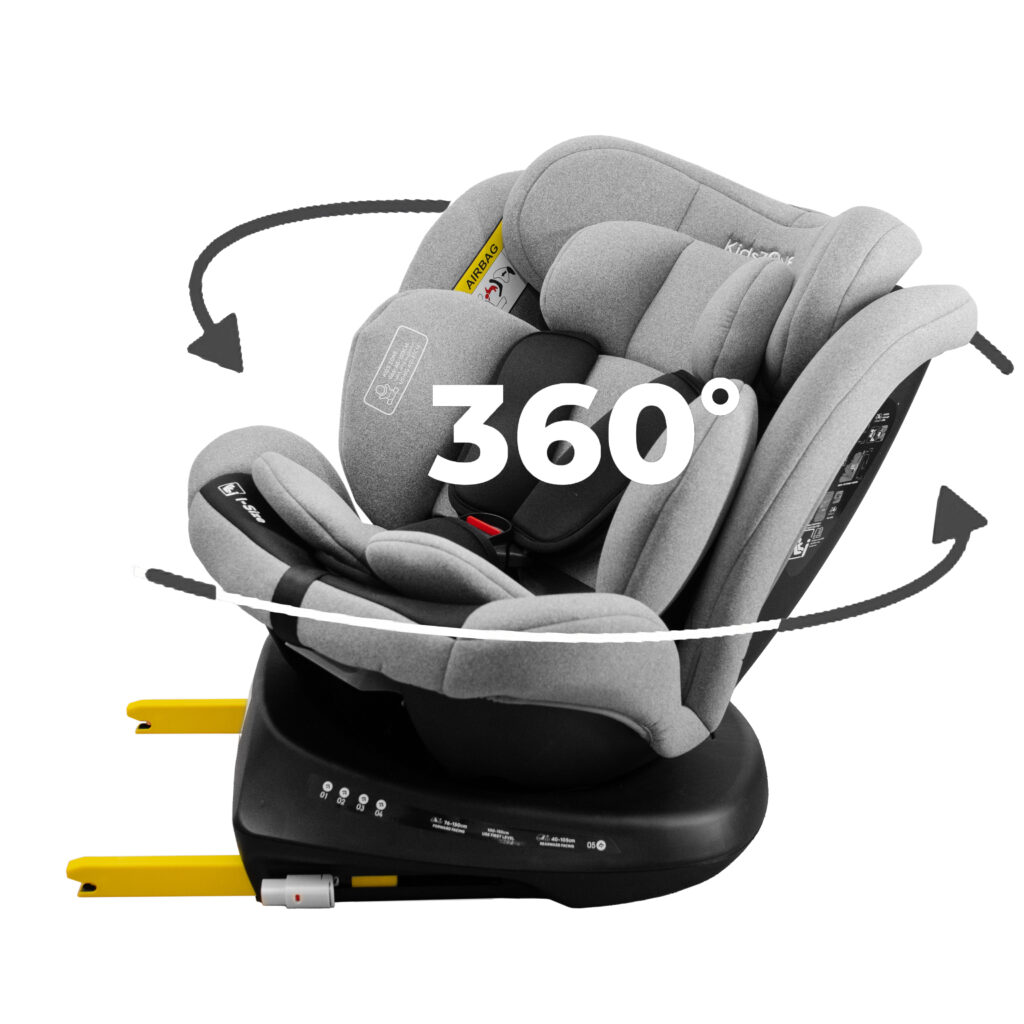 Fotelik samochodowy KidsZone Comfort Gray