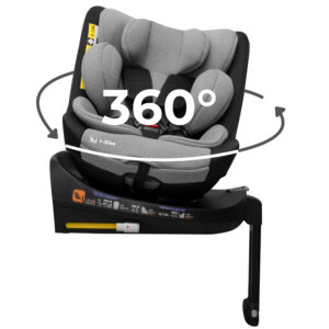 Fotelik samochodowy KidsZone Comfort Max Black-Gray