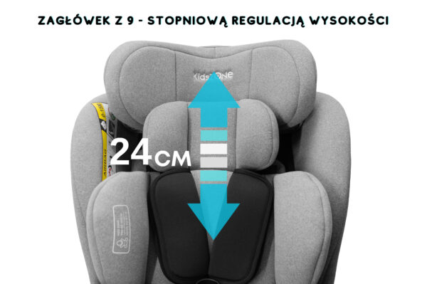 Fotelik C033 Szary