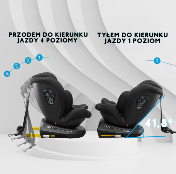 Fotelik C033 Czarny