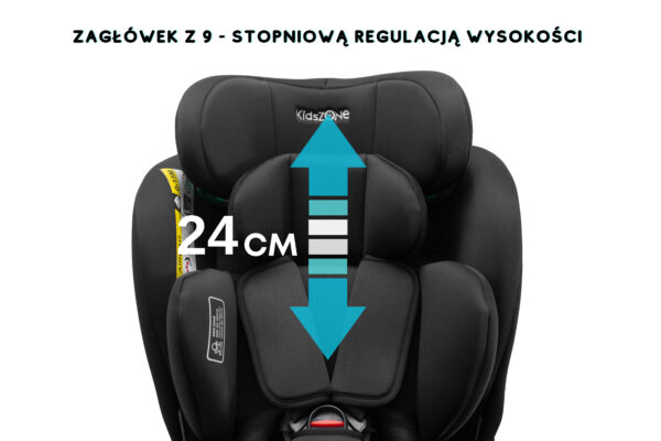 Fotelik C033 Czarny