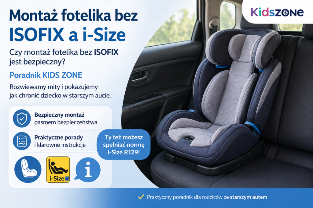 Montaż fotelika bez ISOFIX — poradnik bezpieczeństwa