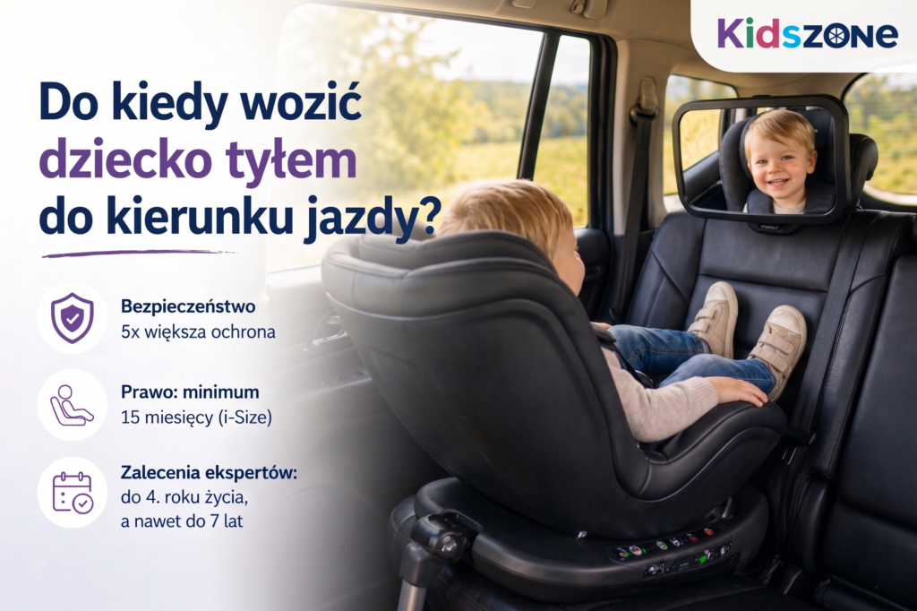 Do kiedy wozić dziecko tyłem do kierunku jazdy